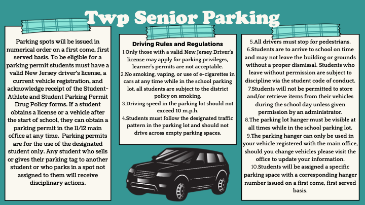WTHS Student Parking Information